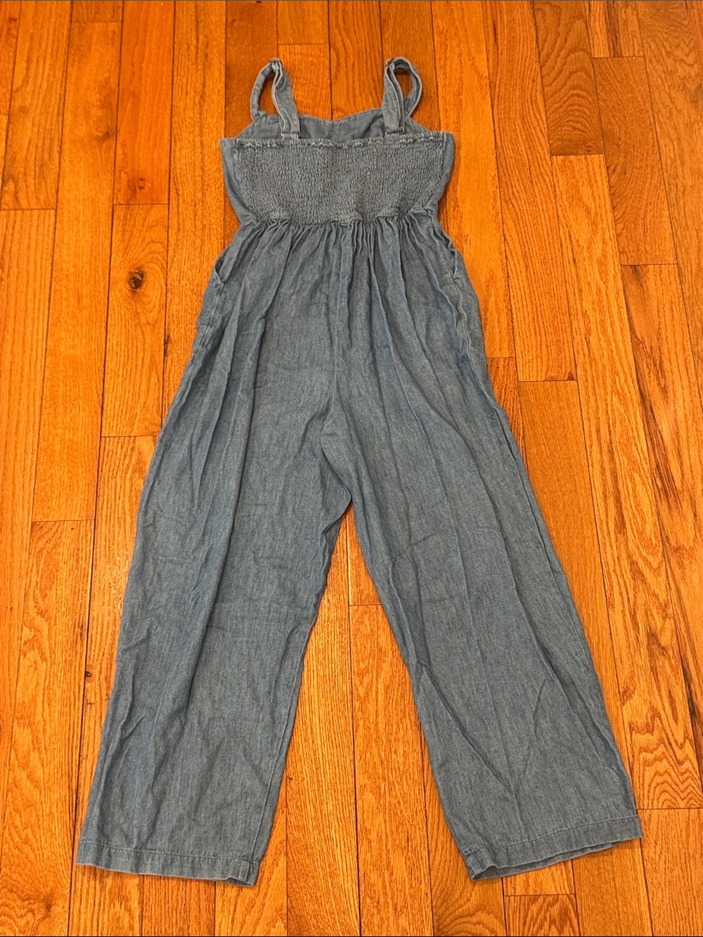 Old Navy Light Blue Denim Jumpsuit - Picture 2 of 3